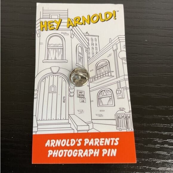 Hey Arnold! Arnolds Parents Photograph Pin - Picture 2 of 3
